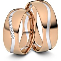 🦚 Modell TR123 Wellen Fuge 333er Rotgold-Weißgold – 28613 🦚 Modell TR123 Wellen Fuge 333er Rotgold-Weißgold – 28613