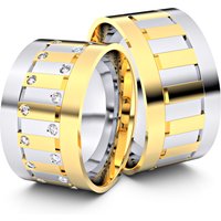 🦚 Modell TR245 333er Weißgold-Gelbgold – 33448 🦚 Modell TR245 333er Weißgold-Gelbgold – 33448