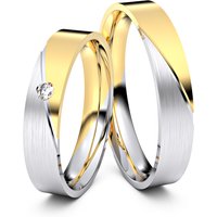 🦚 Modell TR007 Schräge Fuge 585er Weißgold-Gelbgold – 23522 🦚 Modell TR007 Schräge Fuge 585er Weißgold-Gelbgold – 23522