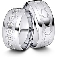 🦚 Modell TR051 Bienenwabenmuster 585er Weißgold – 25583 🦚 Modell TR051 Bienenwabenmuster 585er Weißgold – 25583