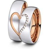 🦚 Modell TR154 Herz 333er Weißgold-Rotgold – 30014 🦚 Modell TR154 Herz 333er Weißgold-Rotgold – 30014