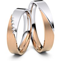 🦚 Modell TR007 Schräge Fuge 585er Rotgold-Weißgold – 23549 🦚 Modell TR007 Schräge Fuge 585er Rotgold-Weißgold – 23549