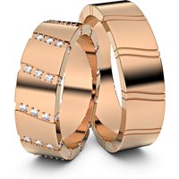 🦚 Modell TR004 Channel Set 333er Rotgold – 23442 🦚 Modell TR004 Channel Set 333er Rotgold – 23442