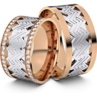 🦚 Modell TR065 Schlüsseldesign 333er Rotgold-Weißgold – 26156 🦚 Modell TR065 Schlüsseldesign 333er Rotgold-Weißgold – 26156