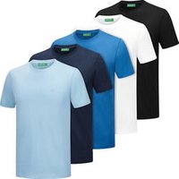 Vorteilshop 33% Rabatt auf Benetton Unisex TShirts im 5erPack