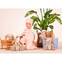 Hermann Teddy Collection Kuscheltier Schlenkerhase grau 25 cm