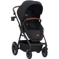 Kinderkraft Kombikinderwagen B-TOUR 3in1 Trio-Set inkl. Babyschale MINK PRO schwarz