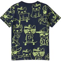 S.Oliver T-Shirt Hunde Skateboards