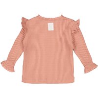 Feetje Ajour-Shirt langarm Blume Rippqualität