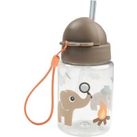 Done By Deer Trinkflasche mit Strohhalm