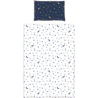 Bornino Home Bettwäsche Mond und Sterne 40x60 / 100x135 cm