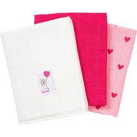 Bornino Lieblinge 3er-Pack Mullwindeln 80x80 cm