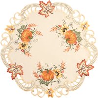 Angebot für moderne Hausfrauen 40% Rabatt auf HerbstKürbisUntersetzer