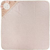 Fehn Kapuzenbadetuch 80x80cm rosa