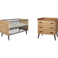 Schardt 2-tlg. Babyzimmer Morris Oak