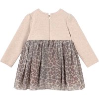 Mayoral Kleid langarm 2 in 1 mit Tüllrock Leoprint