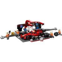 Lego® City 60443 F1® Boxenstopp mit Boxencrew und Ferrari Flitzer