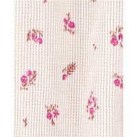 Carter's Schlafoverall mit Fuß Blumen Waffelpiqué