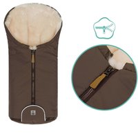 Babycab Winter-Fußsack Oolu für Babyschale, Tragewanne braun