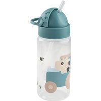 Done By Deer Trinkflasche mit Strohhalm, 350ml