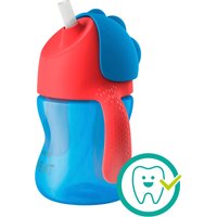 Philips Avent Trinklernbecher mit Strohhalm, SCF796/01, 200ml, 9-12M