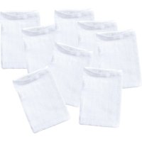 Bornino Lieblinge 8er-Pack Mullwaschlappen 15x20 cm weiss