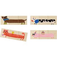 Coppenrath Die Spiegelburg Holz-Dreh-Puzzle mit 4 Tieren