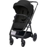 Kinderkraft Kombikinderwagen NEWLY 4in1 Trio-Set inkl. Babyschale MINK PRO und Isofix-Basis schwarz