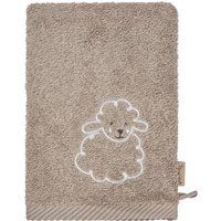 Sterntaler 2er-Pack Waschlappen beige | braun