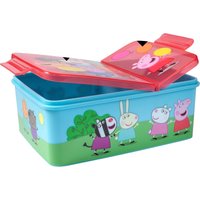 P:Os Peppa Pig Brotdose mit 2 Fächern