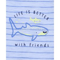 Carter's 3-tlg. Set Body kurzarm, Body ohne Arm und Joggighose Ringel Wale