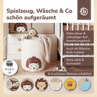 Bieco Wäschekorb Spielzeugkorb Igel