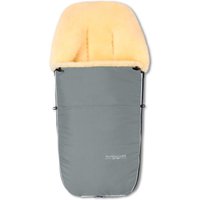 Hofbrucker Kinderwagen Lammfell-Fußsack Polaris silber