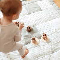 Emma & Noah Krabbeldecke Patchwork 120x120 cm