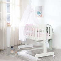 Roba Komplettwiegenset Kleine Wolke rosa