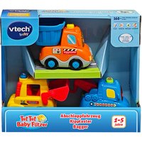 Vtech Tut Tut Baby Flitzer 3er Set Baustellenfahrzeuge (Abschleppfahrzeug, Kipplaster, Bulldozer)