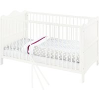 Pinolino 3-tlg. Babyzimmer Florentina extrabreit, inkl. extrabreitem Regalaufsatz