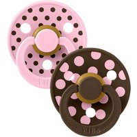 Bibs 2er-Pack Polka Collection Schnuller Latex, 0-6M