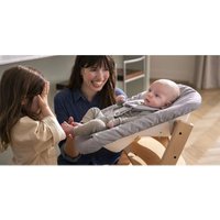 Stokke® Tripp Trapp® Bundle Treppenhochstuhl inklusive Newbornset Vanilla White & Babyset