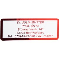 Namensaufkleber "Schrifttyp B"