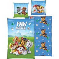 Herding Paw Patrol Renforcé Wende-Bettwäsche 80x80 / 135x200 cm