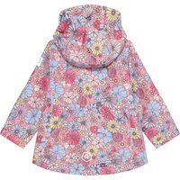 Colorkids Regenjacke mit abnehmbarer Kapuze Blumen