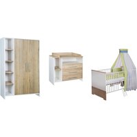 Schardt 3-tlg. Babyzimmer Eco Plus mit 2-türigem Kleiderschrank