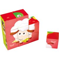 Hape Würfelpuzzle Bauernhof