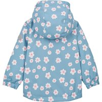 Killtec Regenjacke mit Kapuze und Mitwachsfunktion Blumen