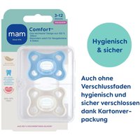 Mam 2er-Pack Schnuller Comfort Silikon 3-12M