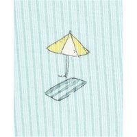 Carter's Schlafoverall mit Fuß Strand Rippqualität