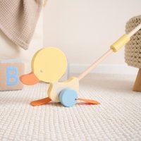 Bieco Schiebespielzeug Holz Ente - ab 12 Monate