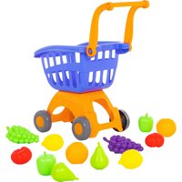 Polesie Einkaufswagen mit Früchten 12-tlg.