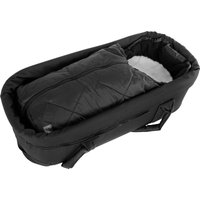 Kaiser Universal Winter-Fußsack mit Lammfelleinlage Little Sheepy für Babyschale, Tragewanne grau